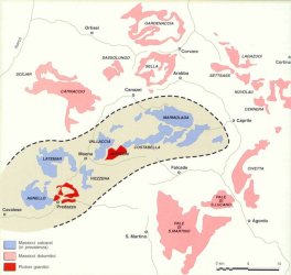 Distribuzione Calcare e Dolomia